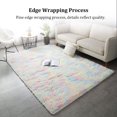 thumbnail image 3 of maskred Carpet Nordic INS Modern Simple Rectangle Rug Tie-Dye Plush Thick Derotation Mat Footcloth Guestroom Bedside Kitchen Iridescence, 3 of 6