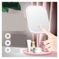 thumbnail image 3 of Miroir de Maquillage à DEL pour Coiffeuse avec Lumières, Miroir Rotatif avec Rangement, Gradateur de Bureau Réglable, Miroir Cosmétique USB pour Coiffeuse, Utilisation Grand, 3 of 7