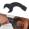 thumbnail image 1 of Clé-clés à une Seule Extrémité Ouverte, Clé à Extrémité Ouverte en Acier à Haute Teneur en Carbone avec Poignée Courbée et Conception Ergonomique Courbée pour la Réparation Automobile et l'Entretien Industriel, 1 of 7