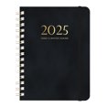 thumbnail image 1 of Meitianfacai Coil Planner 2025 Weekly Planner Diary A5 Taped Notebook Book, Black, 1 of 5