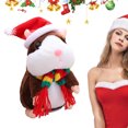 thumbnail image 4 of Interactive Talking Hamster Plush Toy, Walks and Repeats Sounds, Fun Educational Toy for Children, 4 of 9