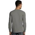 thumbnail image 2 of Hanes Mens ComfortWash Garment Dyed Long Sleeve Pocket Tee, XL, 2 of 5