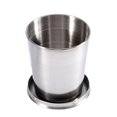 thumbnail image 3 of Herwey Gobelet de Voyage Pliant en Acier Inoxydable P/M/G pour Camping Porte-Clés Rétractable Télescopique Pliable, Gobelet de Camping Rétractable, Gobelet Télescopique, 3 of 4