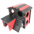 thumbnail image 2 of Hamster House Plastic DIY Double Layer Small Animal Hideout Hamster Play Hut, 2 of 10