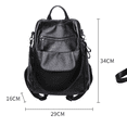 thumbnail image 5 of Women's leather backpack, school bag, shoulder bag, 5 of 5