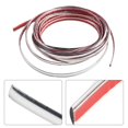 thumbnail image 1 of Premium 5 Meter Chrome Silver Trim Strip for Protecting Car Door Sides, 1 of 3