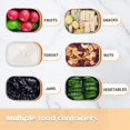 thumbnail image 4 of Stainless Steel Snack Containers for Kids Easy Open Leak Proof Small Food Containers with Silicone Lids Lunch Box 3Pcs, 4 of 5
