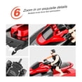 thumbnail image 3 of 2.4GHz High-Speed RC Motorboat 809 with Dual Brushed Motors, 20km/h Max Speed, ABS Waterproof Shell, 80m Control Range, 15min Runtime, 2 Rechargeable 3.7V 500mAh Batteries - Black/Blue Option for, 3 of 6