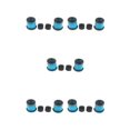 thumbnail image 2 of Decodeary Planche à Roulettes Reconstruire Kit Bagues Rondelles pour Pivot Tasses pour 2 Camions 3.25in Bleu 5 Pouces 5Set, 2 of 6