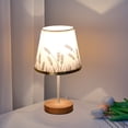 thumbnail image 4 of Birdeem Led Solid Wood Desk Lamp Stable Fabric Study Reading Lamp Suitable for Home Decoration Linen Plain Warm Night Light Indoor Lighting Desk Reading Lamp, 4 of 12