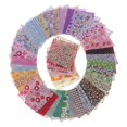 thumbnail image 2 of simhoa 50 Pcs 10x10cm Ensemble de Tissu en Coton Patchwork Pré-Découpé Carré Couture DIY, 2 of 8