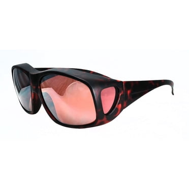 Lunettes de Soleil Extra Larges Qui s'Adaptent par-Dessus des Lunettes de Prescription avec Verres Bloqueurs de Bleu (HD) pour Hommes et Femmes