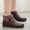 Wine, variant on Summer Rollbacks ! Aqestyerly Women Boots Winter Shoes Women's Mother Shoes Cotton Shoes Thickened with Velvet Warm Waterproof Snow Boots
