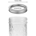 thumbnail image 2 of 24 Pieces Regular Mouth Canning Jar Replacement Metal Rings, Split-type Lids, Practical Screw Jar Bands Leak Proof Tinplate Metal Bands Rings, Compatible with Mason Canning Jars, 70mm Silver, 2 of 7