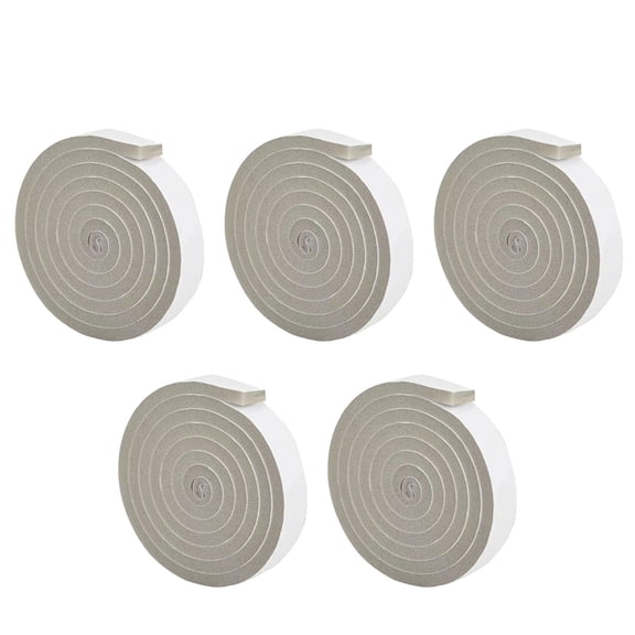 ziyahi Bande Insonorisante pour Fente de Porte Dites Bonjour à Plus Silencieux Bande de Scellement de Fenêtre Maison 1,5 cm de Large Gris 5 Paquets