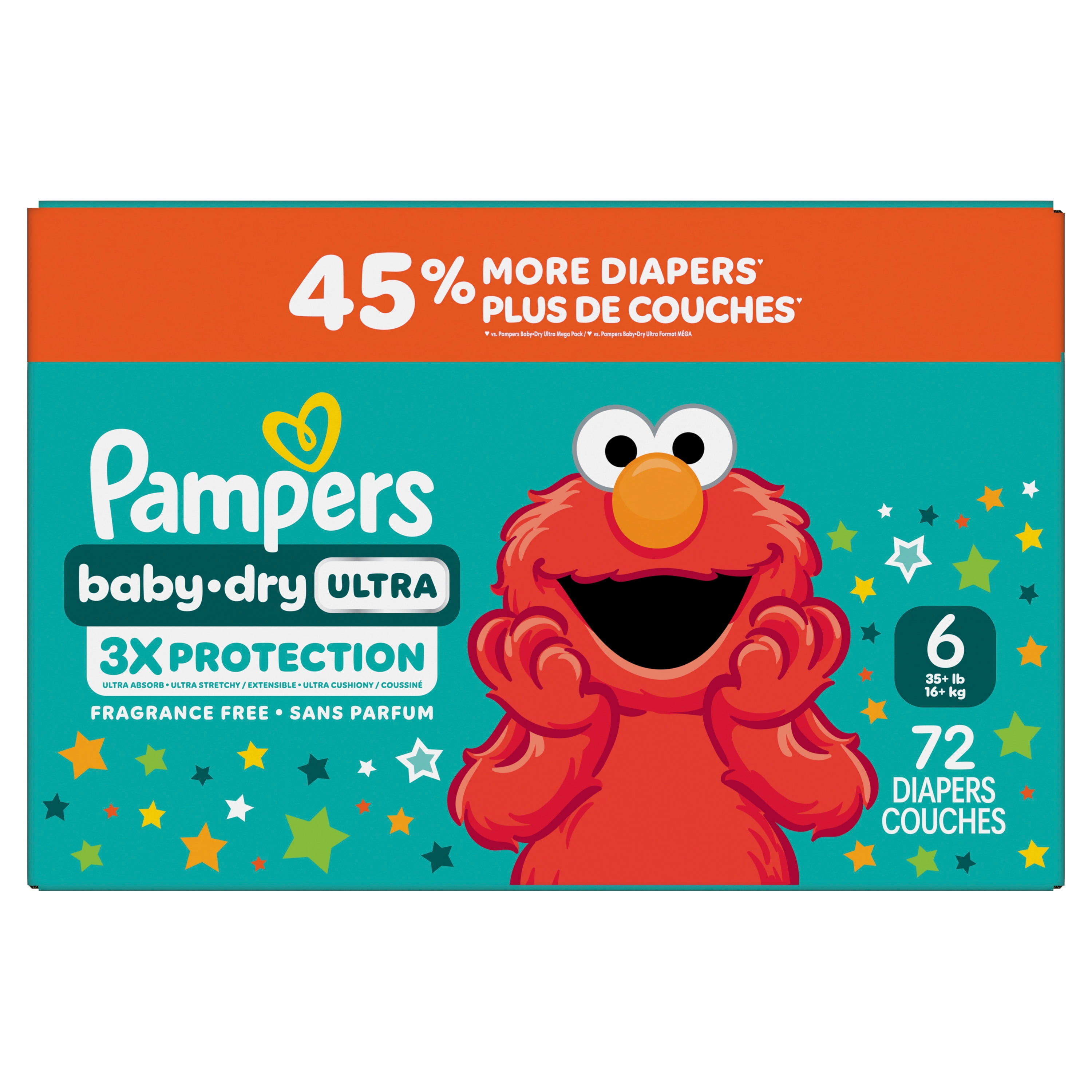 Pampers Baby Dry Ultra Diapers, 2 (12-18 lbs), Absorbent Disposable Diapers