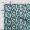 thumbnail image 1 of oneOone Tissu Georgette Viscose Triangle Géométrique Imprimé 1 Yard 42 Pouces de Large, 1 of 5