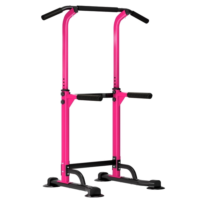 SogesPower Adjustable 82.7"H Pull up Bar Power Tower Multifunctional Fitness Station for Home