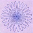 thumbnail image 1 of Ahgly Company Tapis d'Intérieur Lavable en Machine Carré Transitionnel Mimosa Violet, 4 Pieds Carré, 1 of 7
