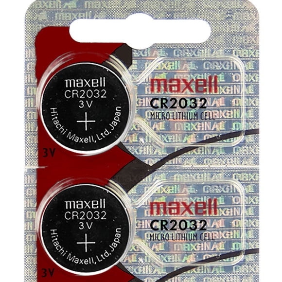 Maxell CR2032 3 Volt Lithium (2 Batteries)