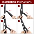 thumbnail image 2 of Unique Bargains 365mm 14' Rear Window Windshield Wiper Blade Arm Set for 2007-2015 Lincoln MKX, 2 of 5