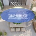 thumbnail image 4 of Outsunny Parasol de Patio Double Face de 15 Pi, Grand Parasol d'Extérieur, 4 of 10