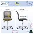 thumbnail image 2 of Serta Chaise de Bureau en Similicuir Gris at Home Essentials, 2 of 11