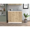thumbnail image 2 of TUHOME Napoles Utility Sink - White/Light Oak  Engineered Wood, 2 of 8
