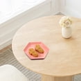 thumbnail image 4 of FHBVT Hexagonal Plastic Dinner Plates 6.69 Inches, Microwave & Dishwasher Safe, Lightweight Reusable Plates, Perfect for Kitchen Camping Outdoor Dining Family Meals Special Occasions Everyday Use, 4 of 6