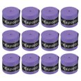 thumbnail image 1 of Unique Bargains 43.3' Round Groove Non-Slip PU Tennis Racket Overgrip Tape Wraps Purple 12 Pack, 1 of 6