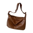 thumbnail image 1 of SLYNSHome Sac Bandoulière pour Femmes en Cuir, Sacs Bandoulière, Sac à Main d'Épaule, Cabas, Sacs à Main pour Plein Air, Randonnée, Vélo, Voyage - Café, 1 of 7