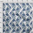 thumbnail image 2 of oneOone Cotton Silk Fabric Leaves|Floral & Paisley Block Decor Fabric Printed BTY 42 Inch Wide, 2 of 4