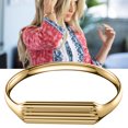 thumbnail image 4 of Stainless Steel Bracelet, Durable Wear Resistant Metal Wristband  For   2 Gold, 4 of 8