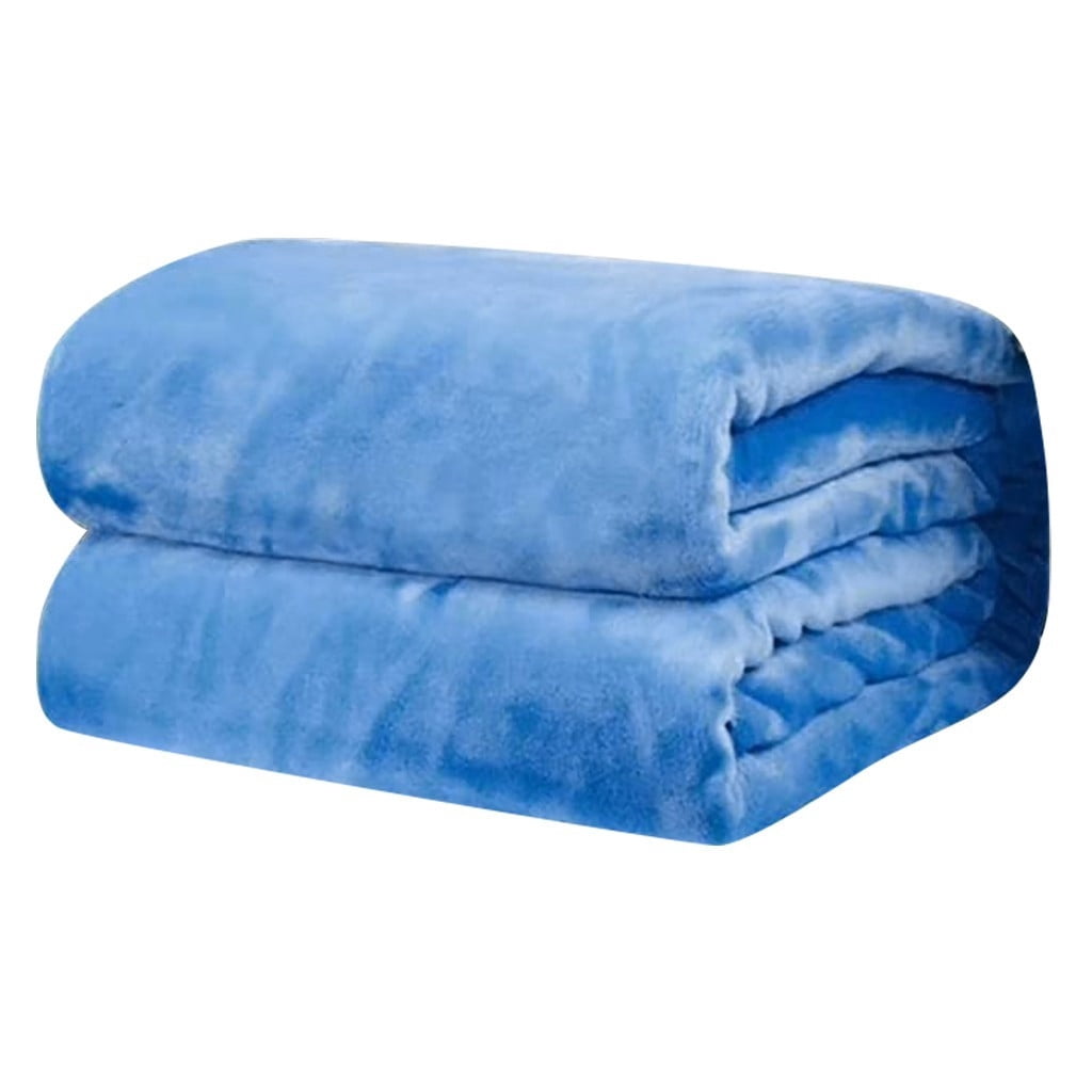 Up to 65% Off SMihono Super Soft Warm Solid Warm Micro Plush Fleece Blanket Throw Rug Sofa Bedding