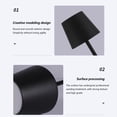 thumbnail image 3 of Labymos Simple Desk Lamp Decorative Desk Lamp Rechargeable Desk Lamp Metal Texture Ambient Lamp White, 3 of 8