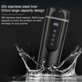 thumbnail image 4 of Car Electric Kettle 12V/24V Car Travel Electric Kettle Car Heating Mug With Anti Spill Lid Portable Coffee Travel Cup Temperature Control Kettle For Tea Milk, 4 of 8