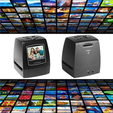 Mini Portable Negative Film Scanner film scanner and slide 35/135mm Slide Film Converter Photo Digital Image Viewer with 2.36 inch LCD Screen