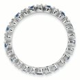 thumbnail image 2 of Bague en Argent Sterling Stackable Expressions Cr. Saphir & Diamant Taille 10, 2 of 3
