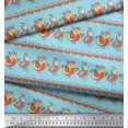 thumbnail image 3 of Soimoi Rayon Fabric Circle & Bird Kids Printed Craft Fabric by The Yard 56 Inch Wide, 3 of 3