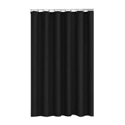 Dvkptbk Extra Long Black Shower Curtain, Waterproof Shower Curtains for Bathroom, Cloth Shower Curtain Heavy Duty, Soft Hotel Quality Bath Curtain Bathroom Accessories, 59"x71"