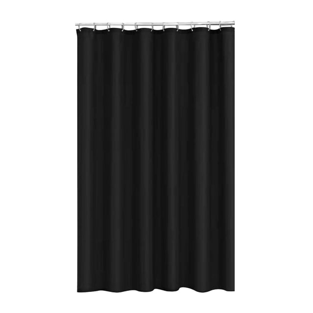 Plain Color Waterproof Polyester Shower Curtain, Thickened Bathroom Partition Curtain with Rust-Proof Grommets 48x72 Inch Lightweight & Odorless