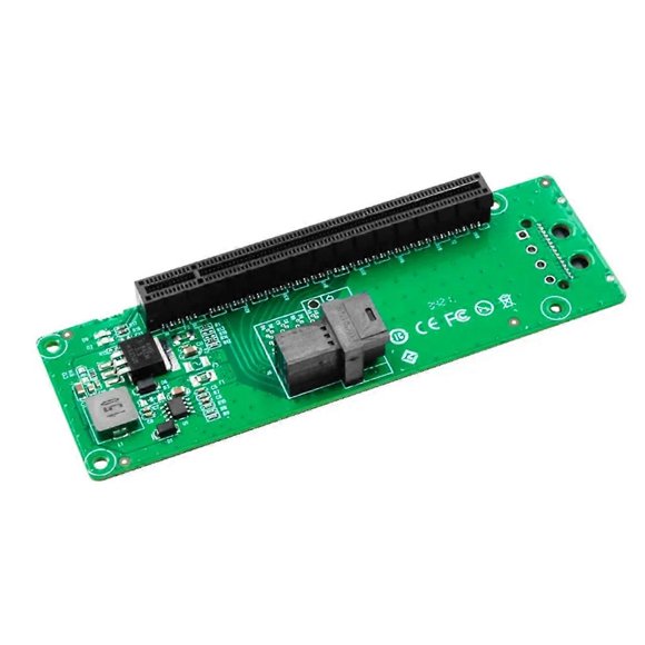 1 Port PCIe Slot Expansion Card SFF-8643 To PCIe X16 Slot Adapter