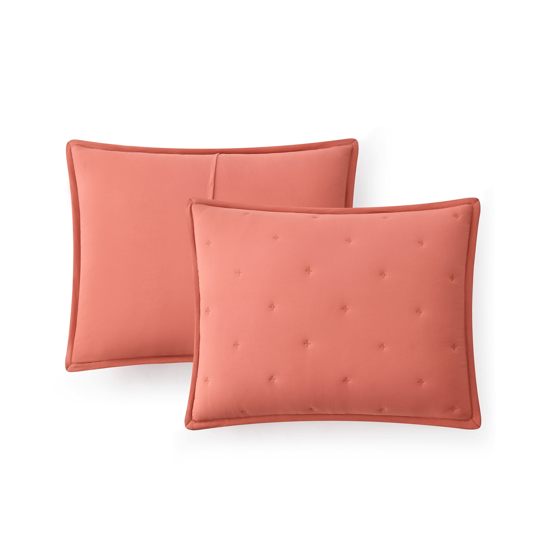 Ensemble de couette Mainstays format Simple/Simple XL, doux, léger et toutes saisons, 2 pièces, orange terre cuite