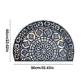 thumbnail image 3 of DEBGFS Clearance Half Circle Rug Front Door Mat Outside Entrance Half Moon Outdoor Mat Welcome Mat Outdoor Door Mat Outdoor Entrance Outside Door Mats for Front Door Entry Home Decor A,d, 3 of 8