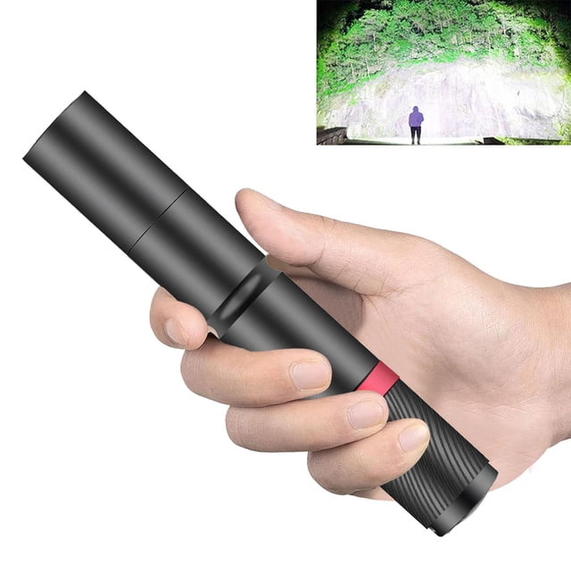 Dvkptbk Lampes de Poche Tactiques Mini Flashlight LED Extérieur Portable Mini Stylo Lumière Flashlight à Main Portable Lumière Forte Flashlight Camping et Randonnée