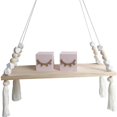 thumbnail image 2 of Hanging Board Tassels Multifunctional Wood Especial Hanging Bracket for Living Room, 2 of 8