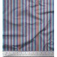 thumbnail image 1 of Soimoi Polyester Crepe Fabric Vertical Stripe Print Fabric by The Yard 52 Inch Wide, 1 of 5