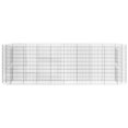 thumbnail image 2 of vidaXL Gabion Lit Surélevé Fer Galvanisé 330x50x100 cm, 2 of 5