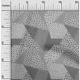 thumbnail image 1 of oneOone Velvet Light Gray Fabric Triangle Geometric Sewing Material Print Fabric By The Yard 58 Inch Wide, 1 of 5