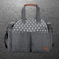 thumbnail image 3 of CTIRCHIU Diaper Tote Bag in Grey for Traveling with Elegant Style 1Pcs, 3 of 6